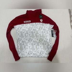 Colosseum Red and White Camo Long Sleeve